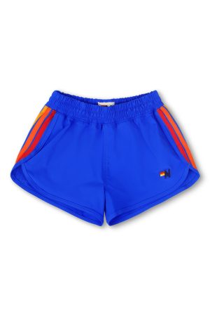 5 STRIPE KIDS FLEX JOGGER SHORT - PARROT