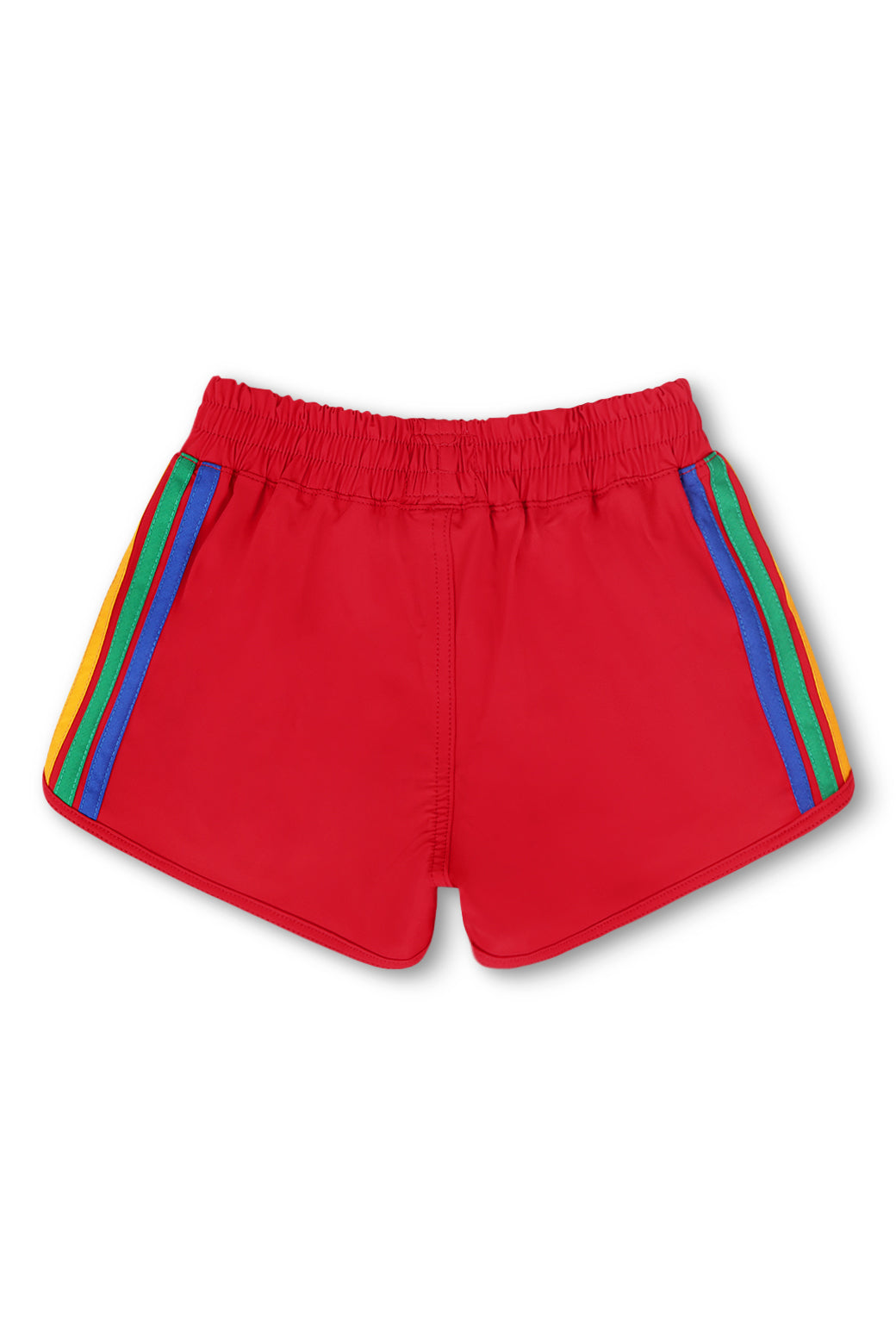 5 STRIPE KIDS FLEX JOGGER SHORT - RED - Image 2