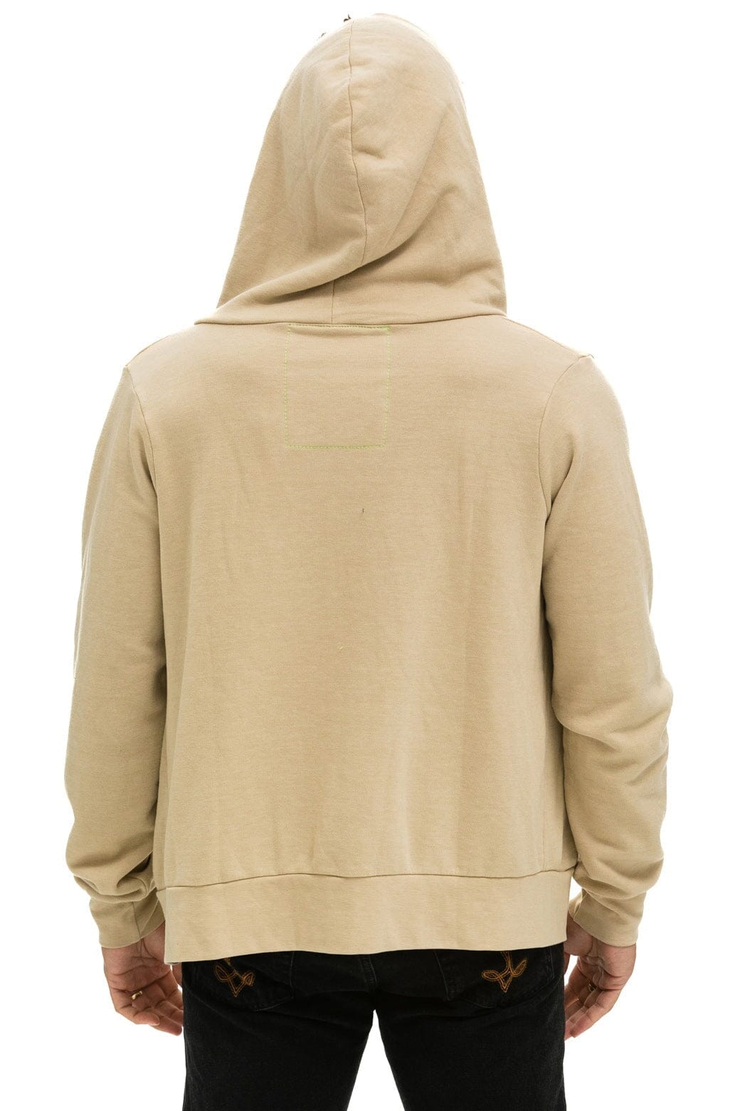 5 STRIPE HOODIE - SAND // PINK // GREEN - Image 8