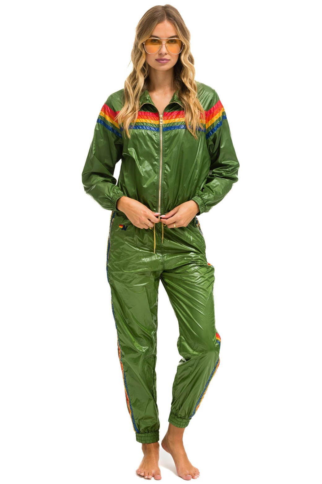5 STRIPE - WINDBREAKER GARDEN GREEN GLOSSY - Image 5