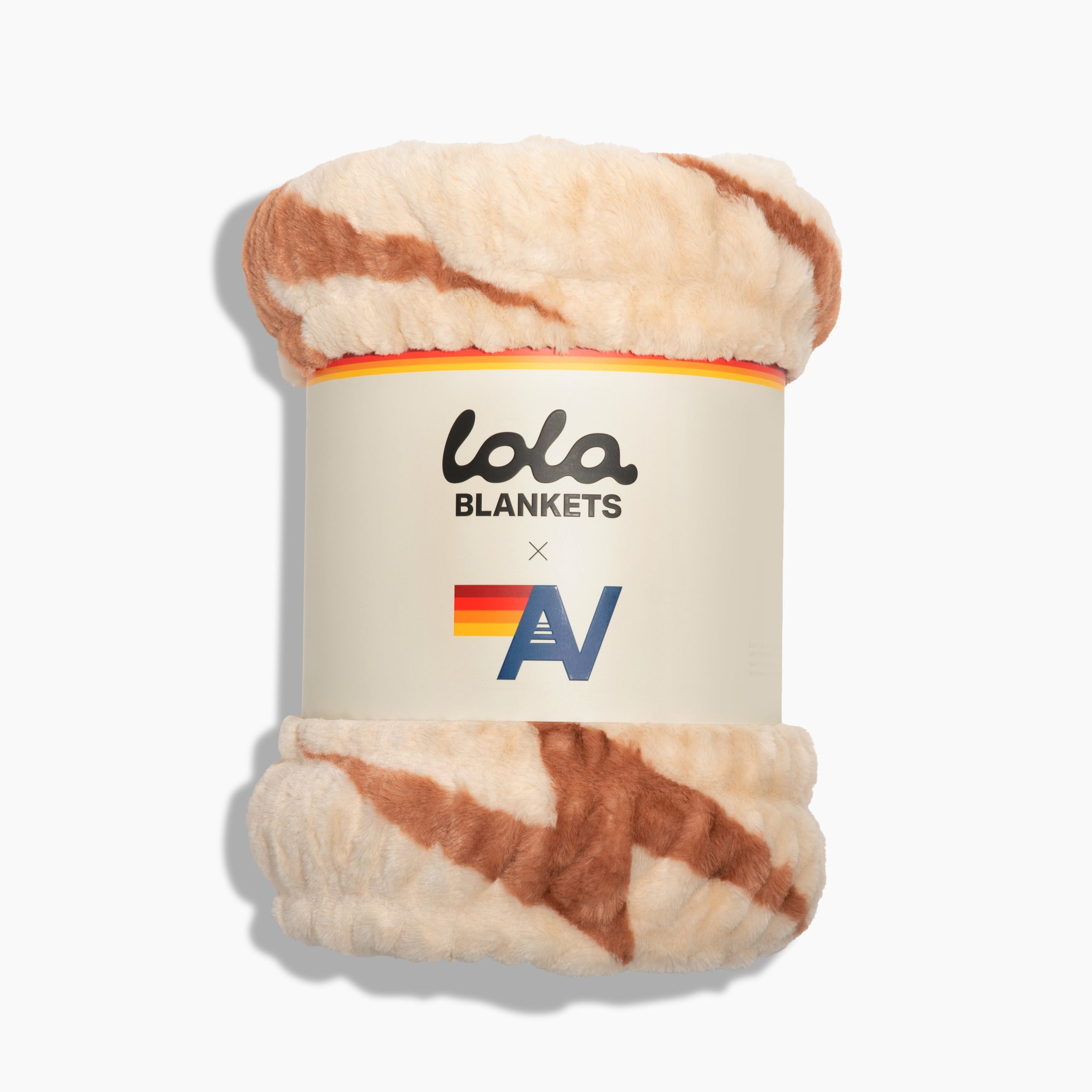 Aviator Nation x Lola Blanket - Beige // Copper Bolt - Image 2