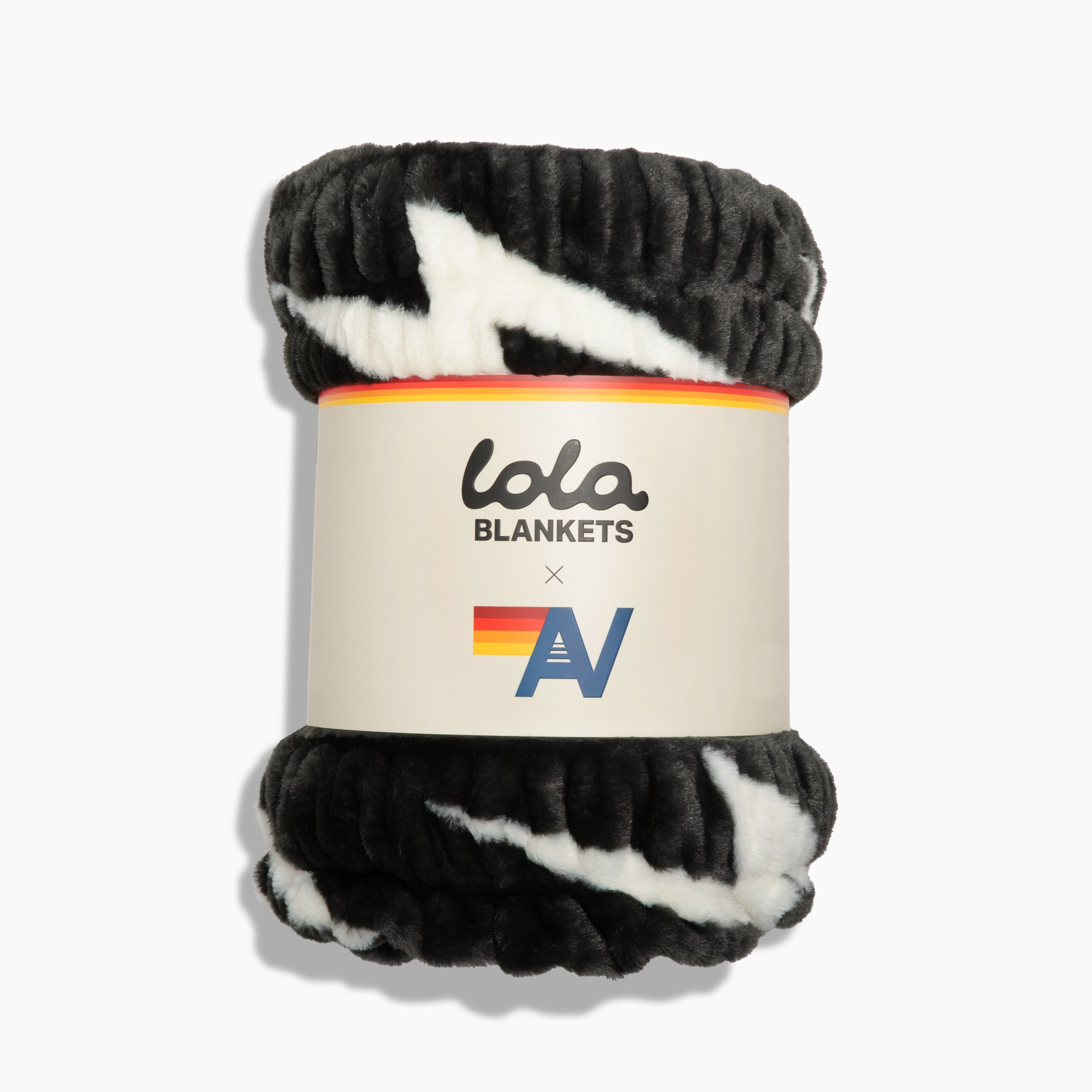 Aviator Nation x Lola Blanket - Black // White Bolt - Image 2