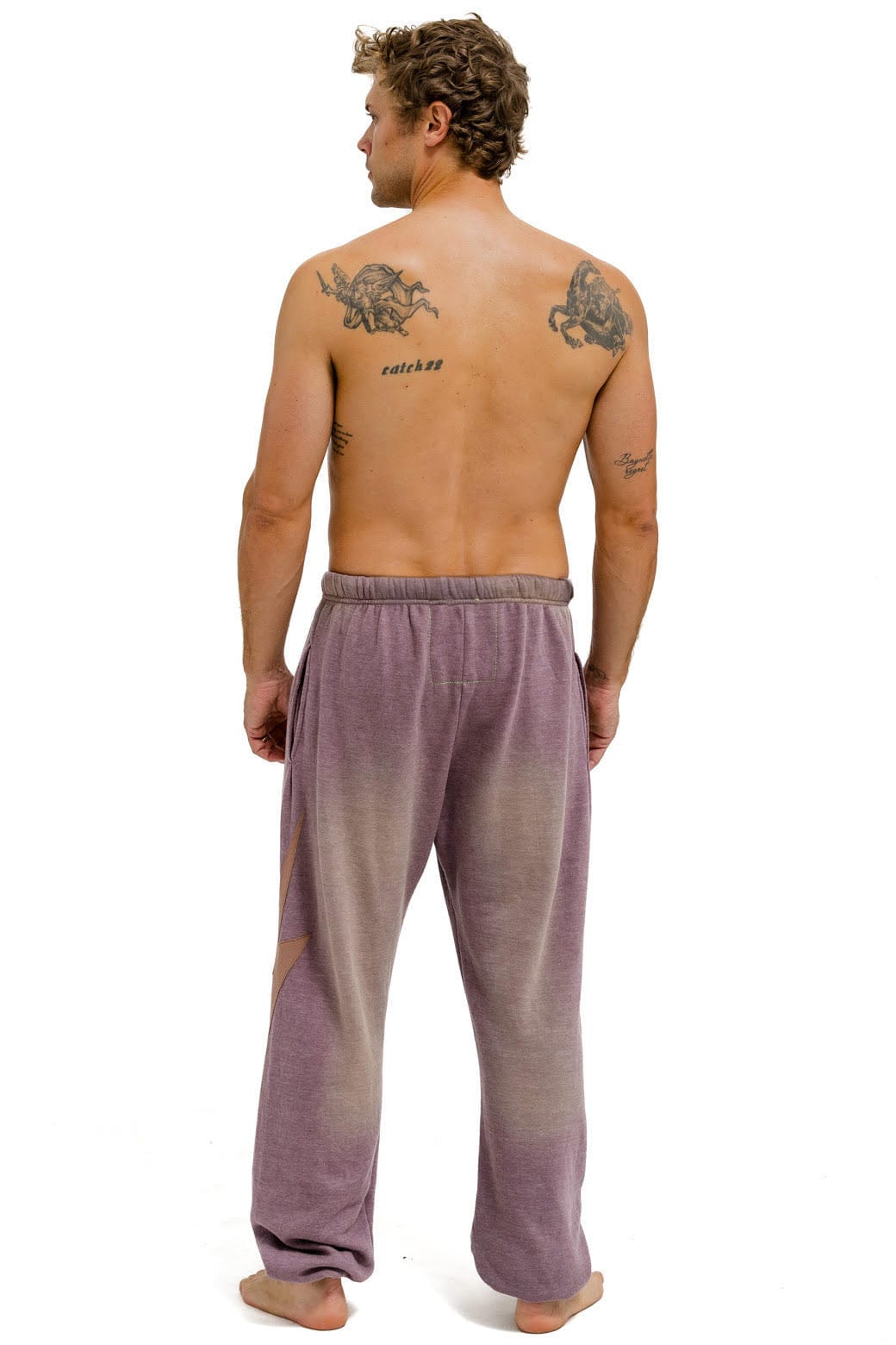BOLT STITCH SWEATPANTS - FADED MOCHA - Image 3