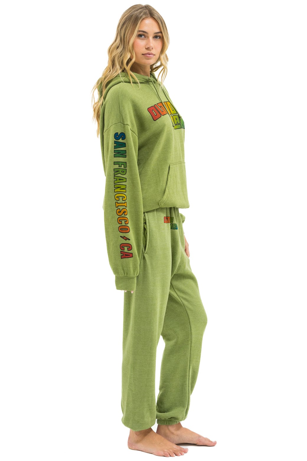 OUTSIDE LANDS 2025 UNISEX SWEATPANTS - JUNGLE GREEN - Image 4