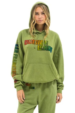 OUTSIDE LANDS 2025 RELAXED PULLOVER HOODIE - JUNGLE GREEN