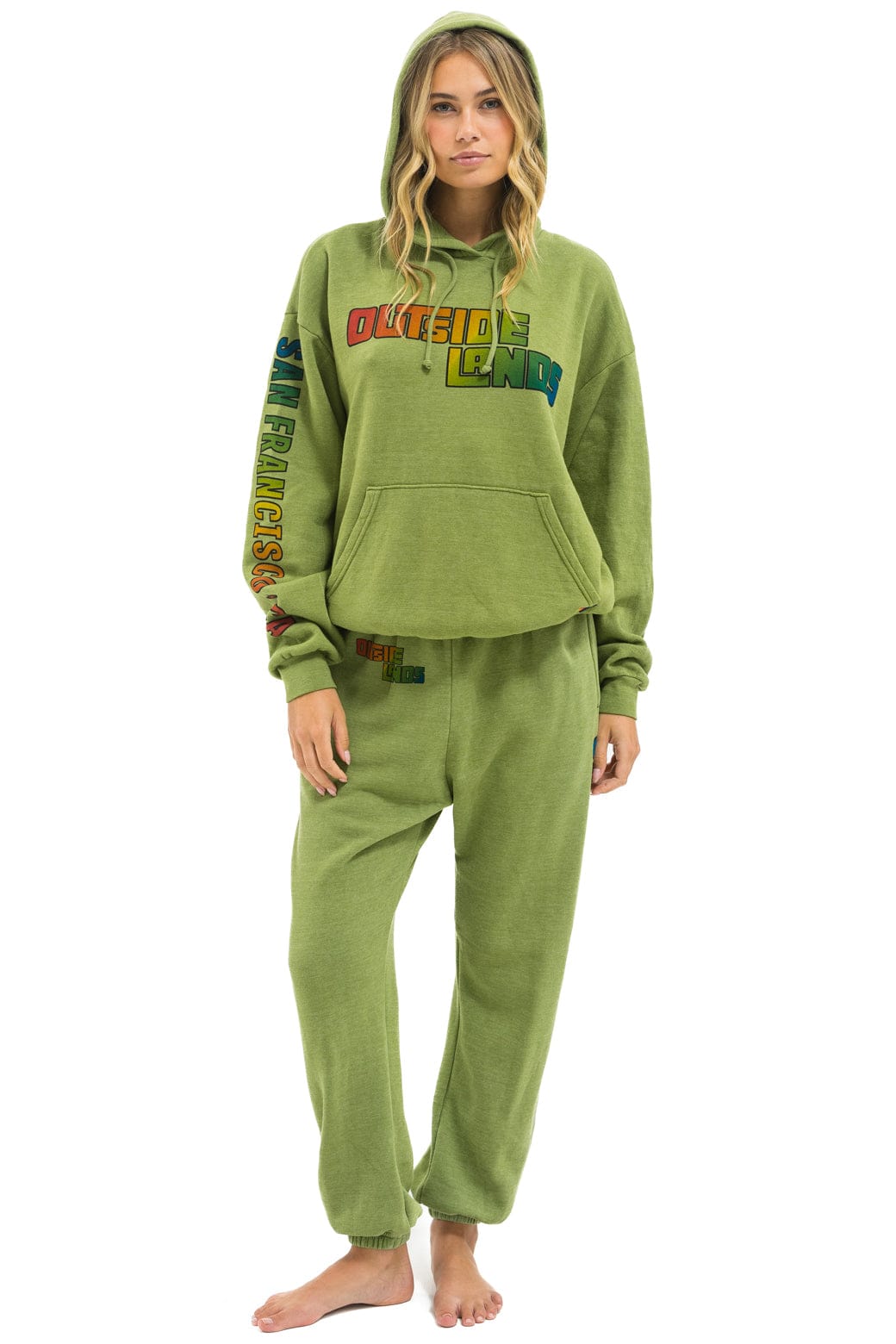 OUTSIDE LANDS 2025 UNISEX SWEATPANTS - JUNGLE GREEN - Image 3