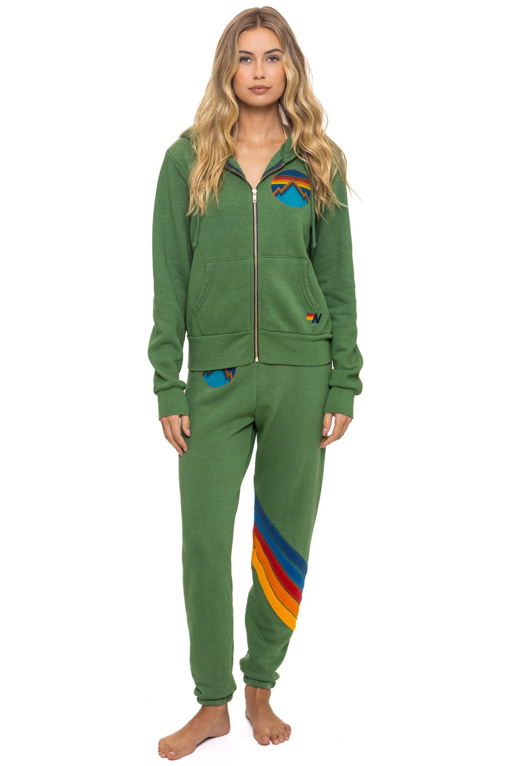 ALL SEASONS CIRCLE ZIP HOODIE - PALM - Image 11