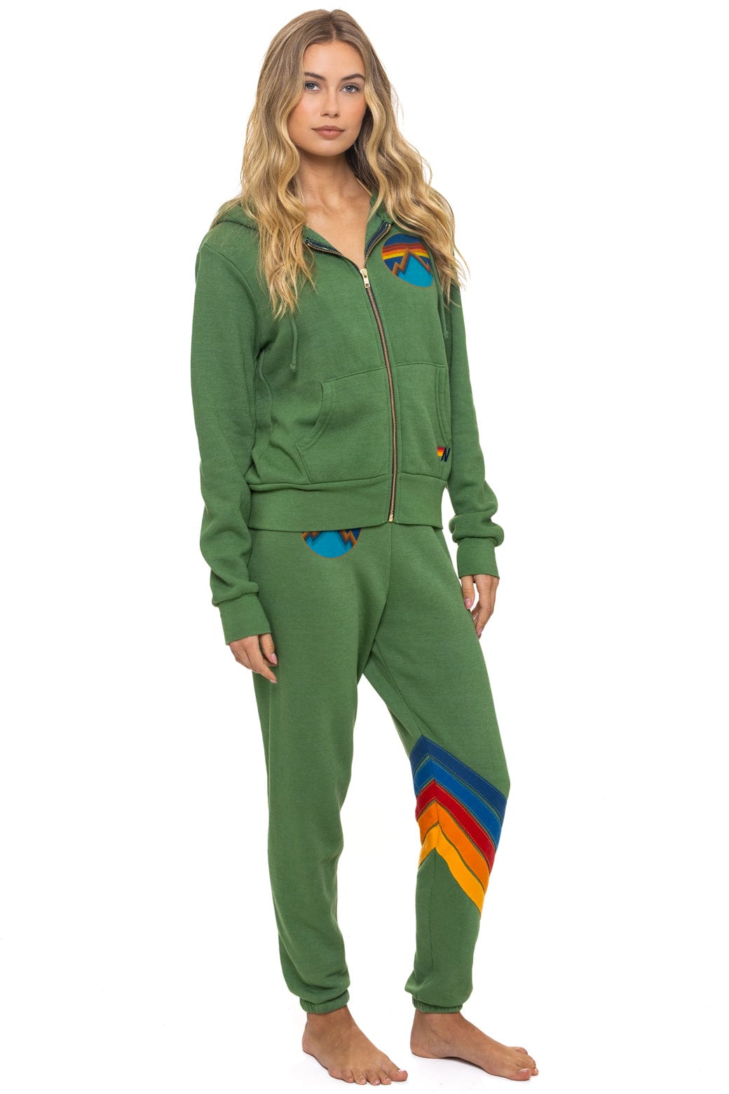 ALL SEASONS CIRCLE ZIP HOODIE - PALM - Image 12