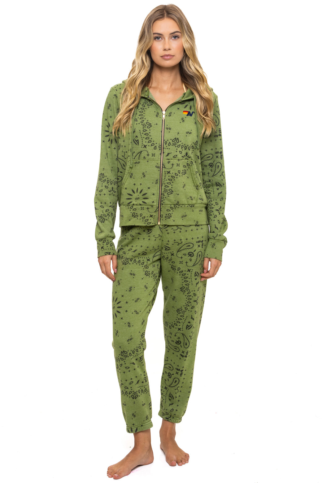 BANDANA SWEATPANTS - JUNGLE GREEN - Image 2