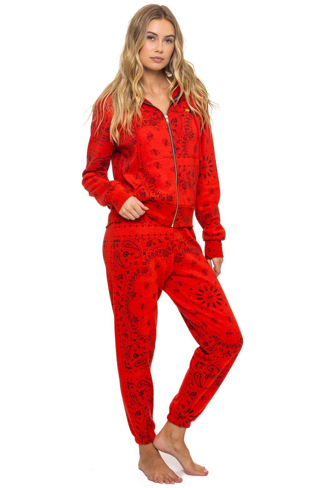 BANDANA SWEATPANTS - RED - Image 6