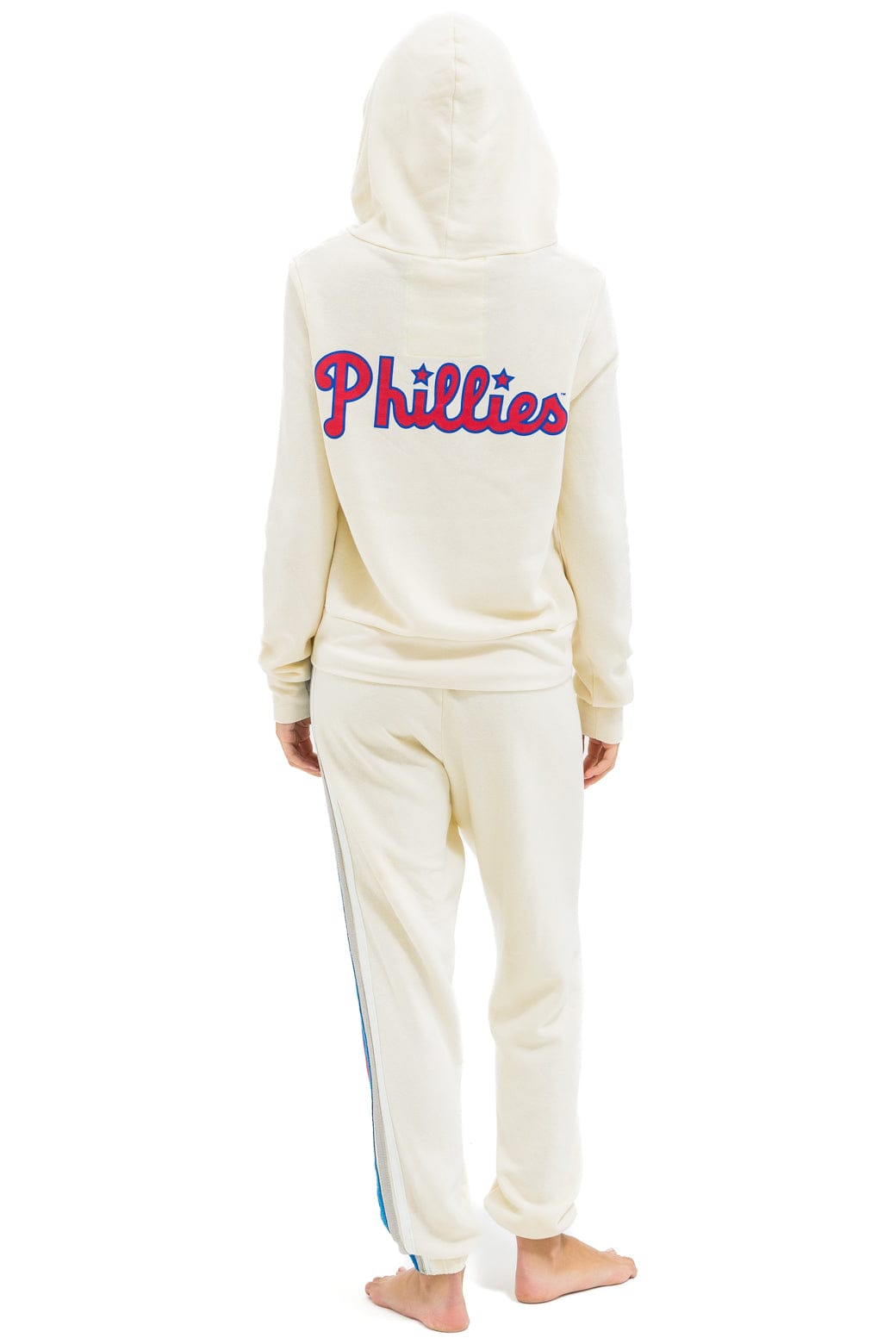 PHILLIES 5 STRIPE SWEATPANTS - VINTAGE WHITE // USA - Image 3