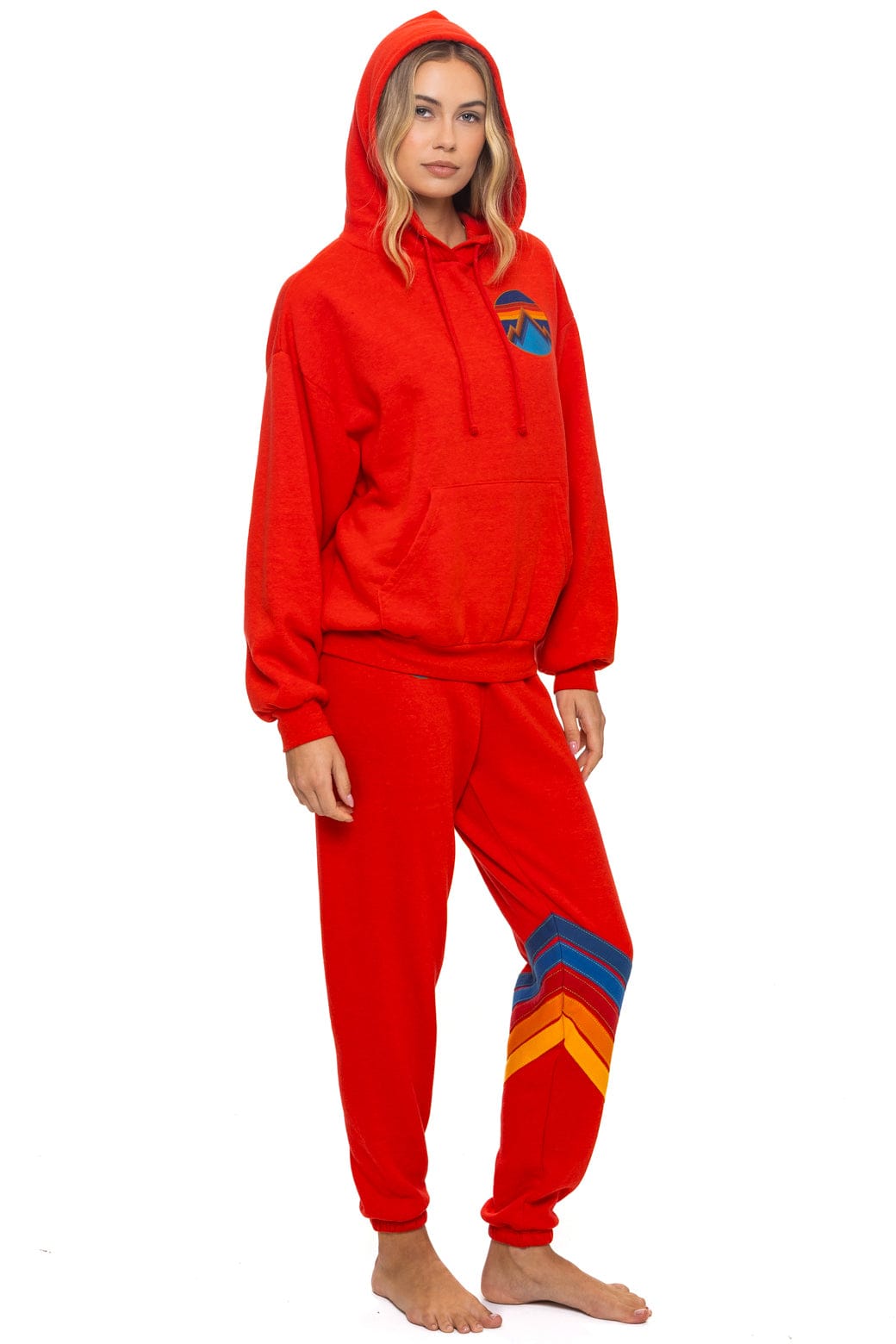 ALL SEASONS RELAXED PULLOVER HOODIE - RED - Image 12