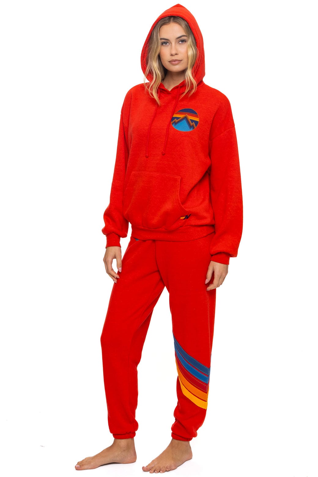 ALL SEASONS RELAXED PULLOVER HOODIE - RED - Image 13