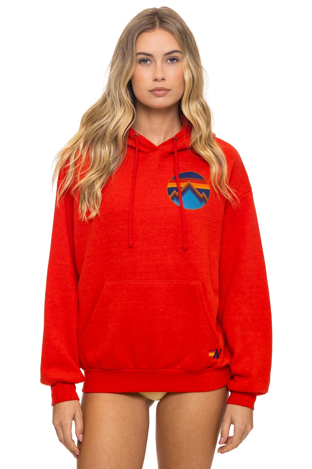 ALL SEASONS RELAXED PULLOVER HOODIE - RED - Image 5