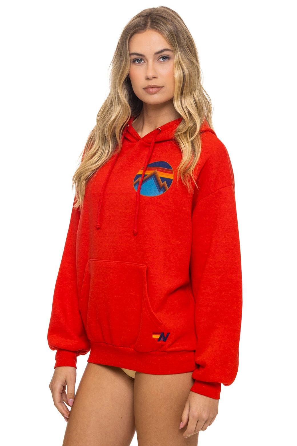 ALL SEASONS RELAXED PULLOVER HOODIE - RED - Image 3
