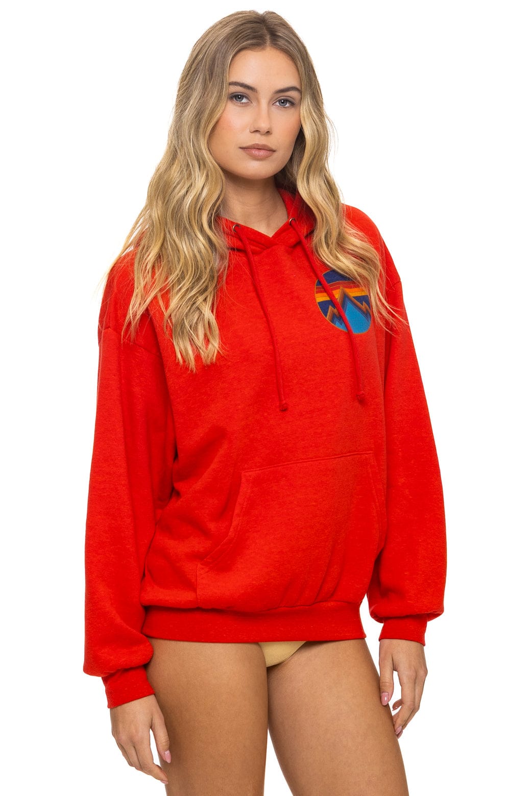 ALL SEASONS RELAXED PULLOVER HOODIE - RED - Image 7