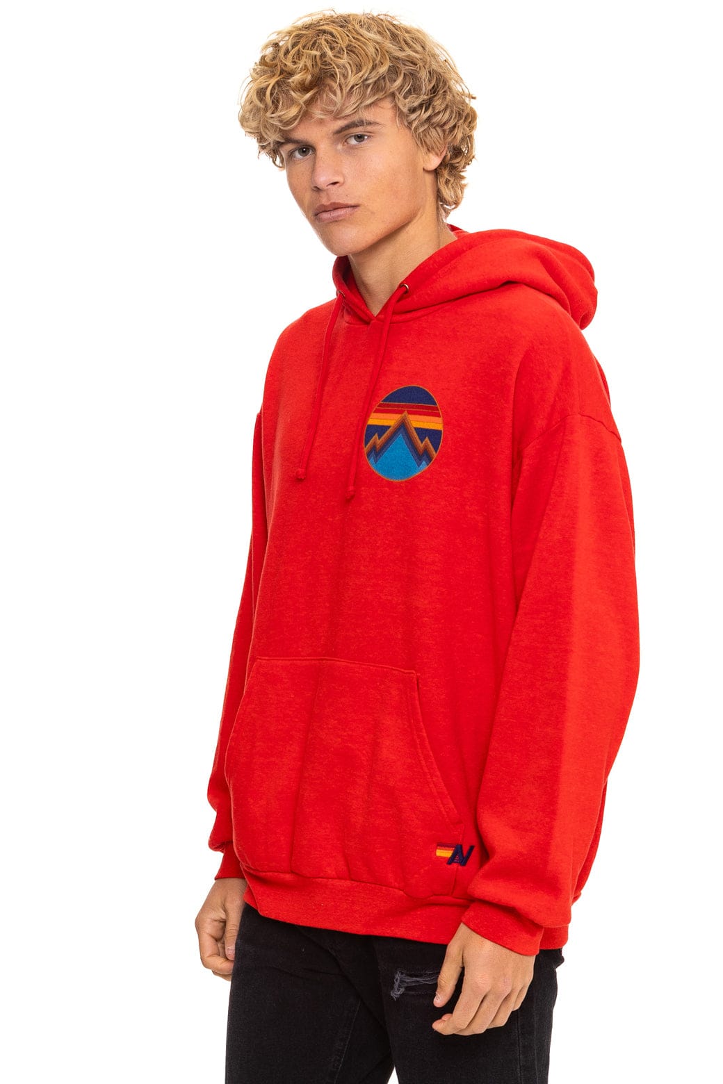 ALL SEASONS RELAXED PULLOVER HOODIE - RED - Image 4