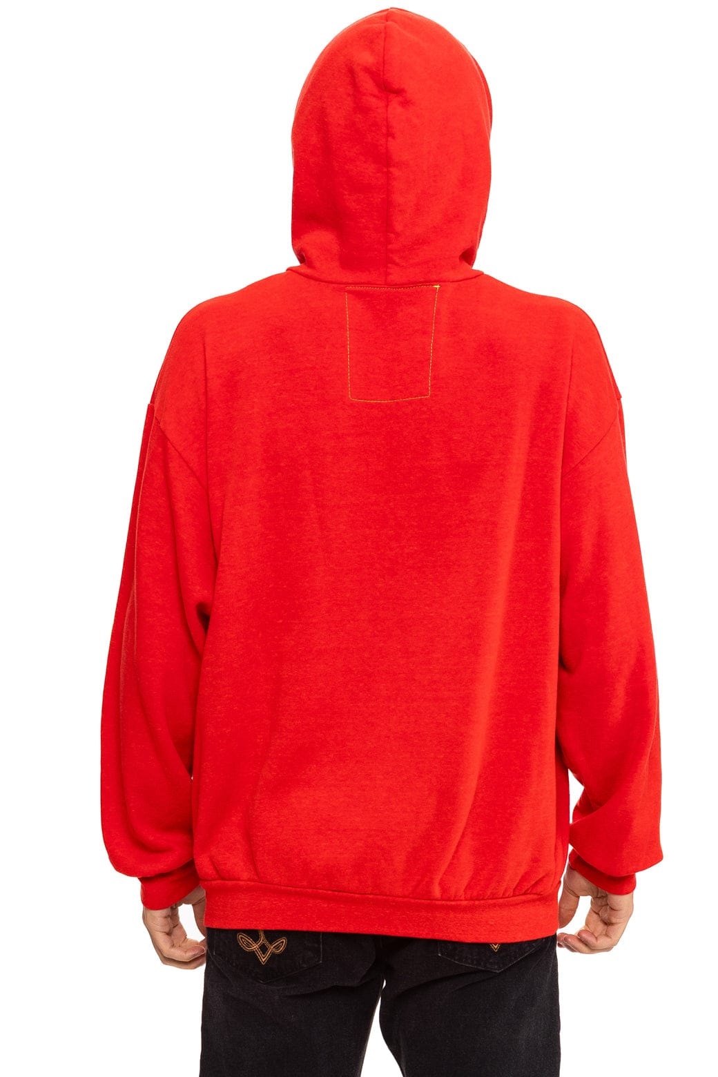 ALL SEASONS RELAXED PULLOVER HOODIE - RED - Image 10