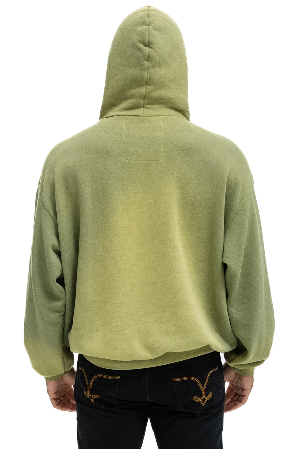 BOLT STITCH 2 RELAXED PULLOVER HOODIE - FADED ARMY - Image 10