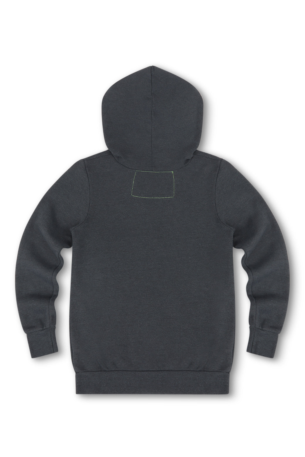 KID'S 5 STRIPE HOODIE - CHARCOAL // BLUE - Image 2