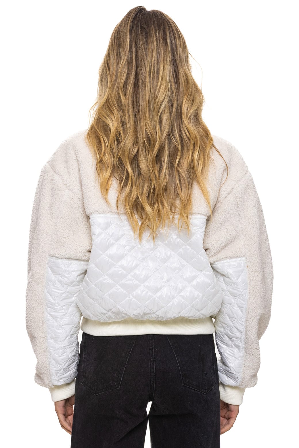 TEDDY FULL ZIP JACKET - VINTAGE WHITE - Image 5