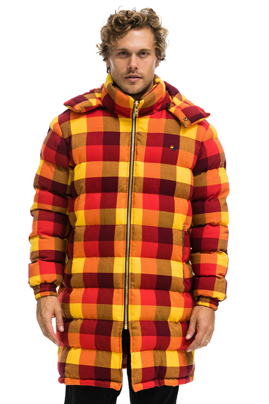 PLAID UNISEX LONG TREKKER JACKET - SURFY PLAID - Image 2