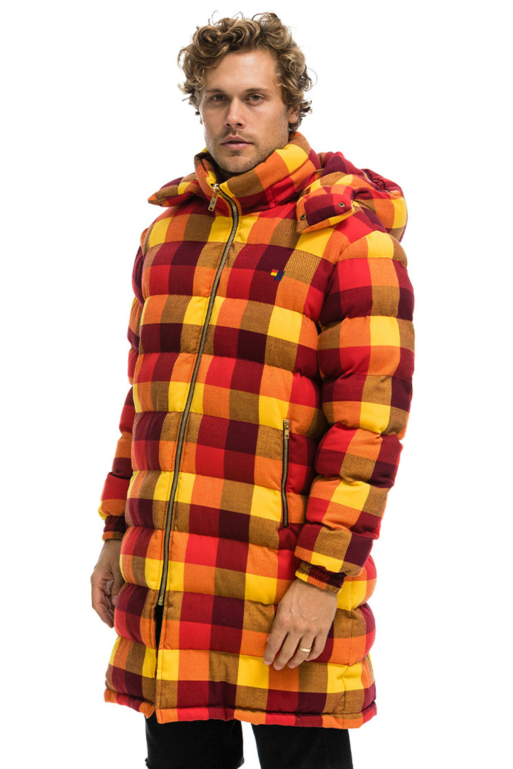 PLAID UNISEX LONG TREKKER JACKET - SURFY PLAID - Image 4