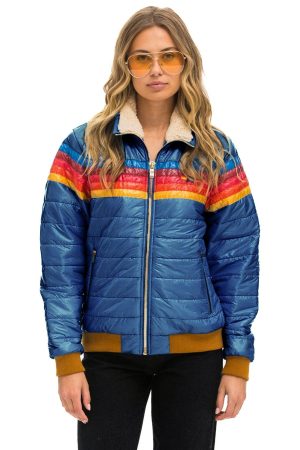 5 STRIPE RAINBOW - GLOSSY DEEP BLUE