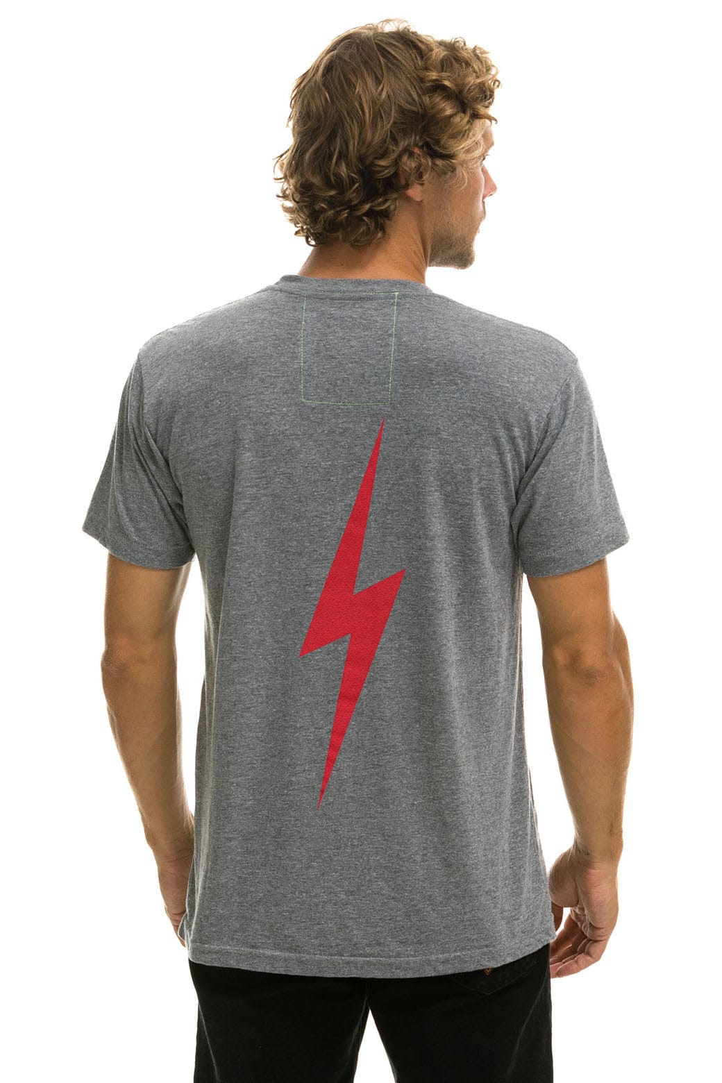 PHILLIES BOLT CREW TEE - HEATHER GREY - Image 3