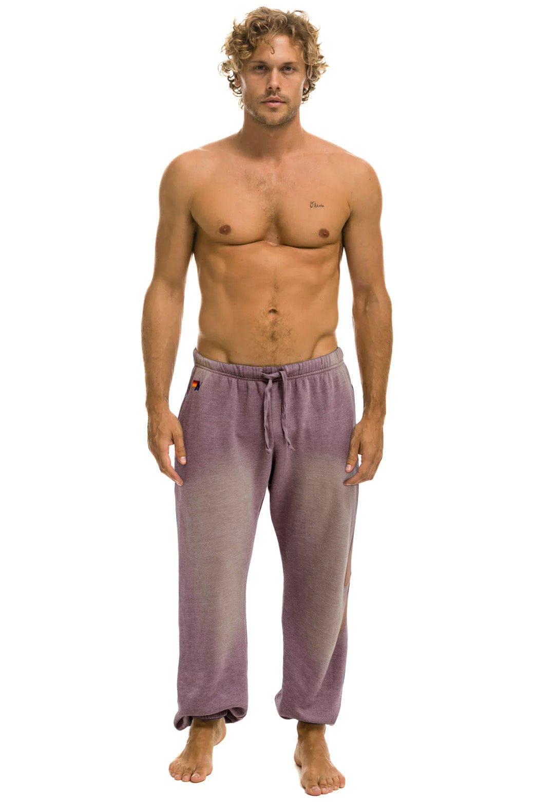 BOLT STITCH SWEATPANTS - FADED MOCHA - Image 2