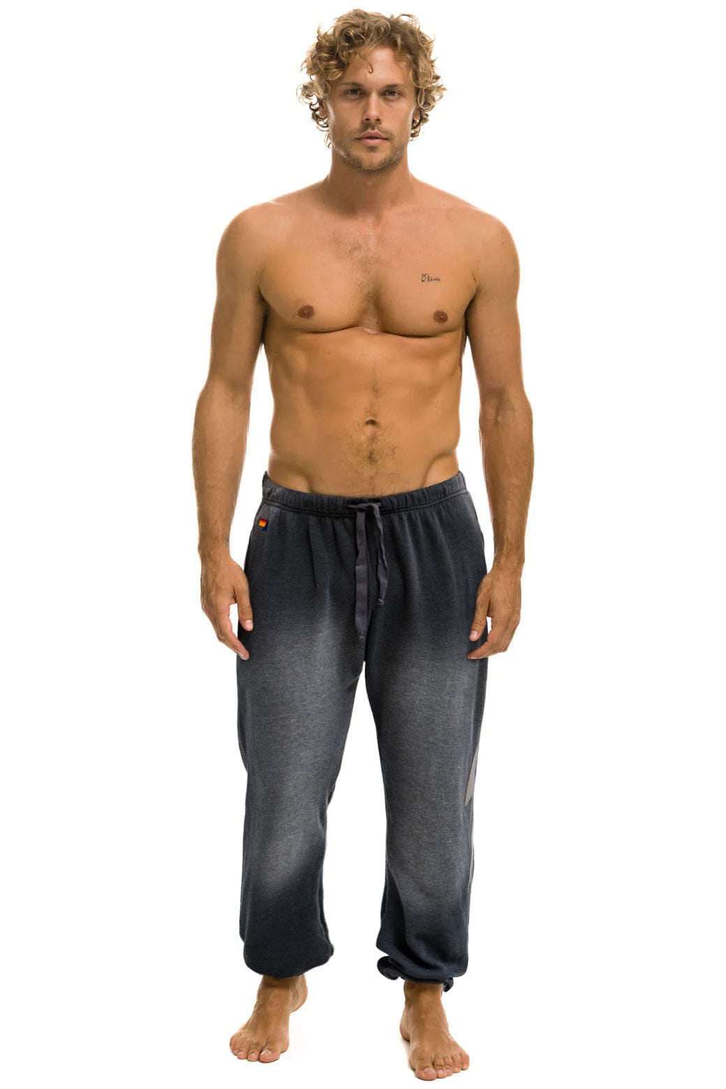 BOLT STITCH SWEATPANTS - FADED SMOKE - Image 2