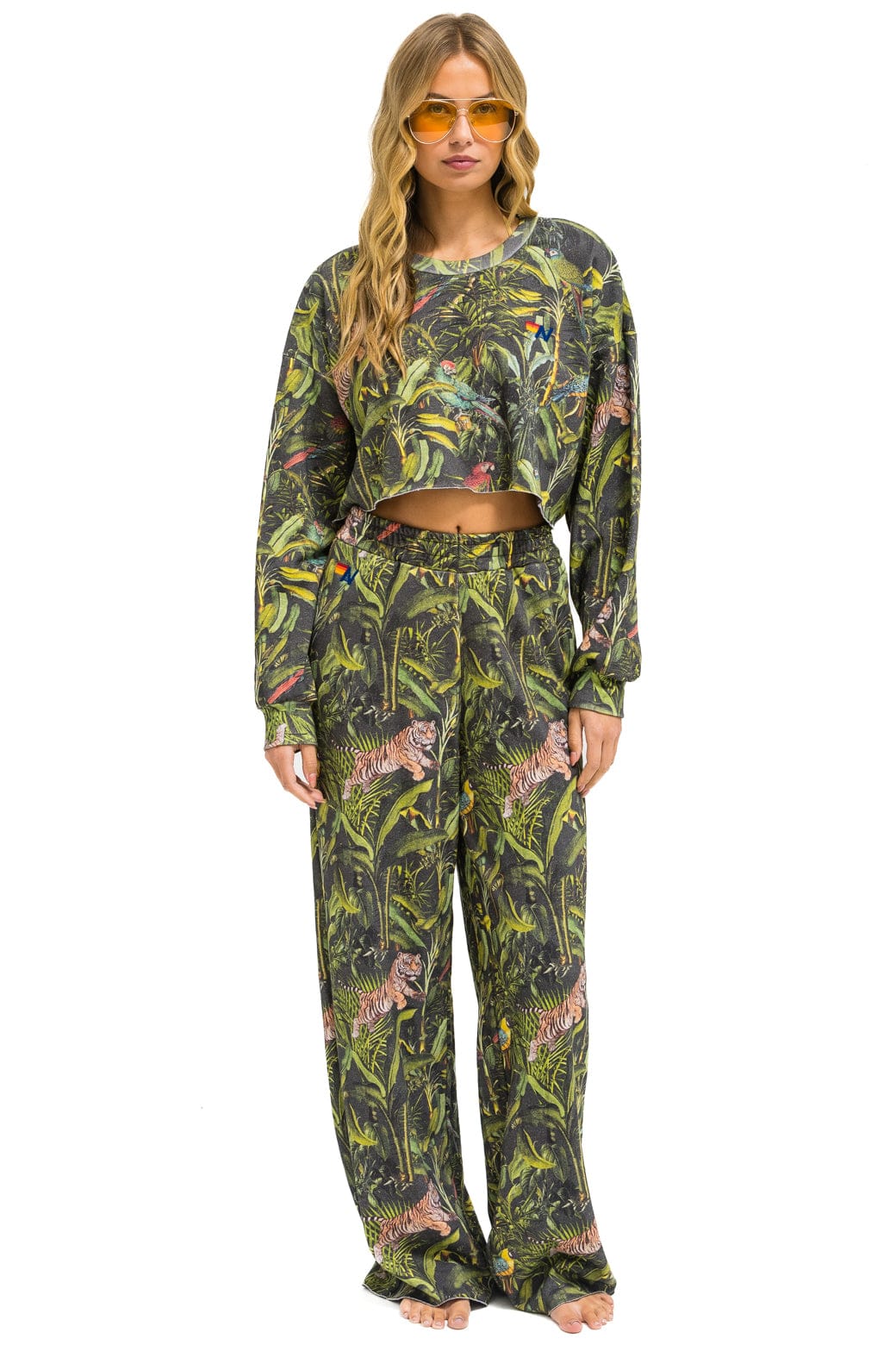 JUNGLE WIDE LEG POCKET SWEATPANTS - VINTAGE CHARCOAL - Image 6