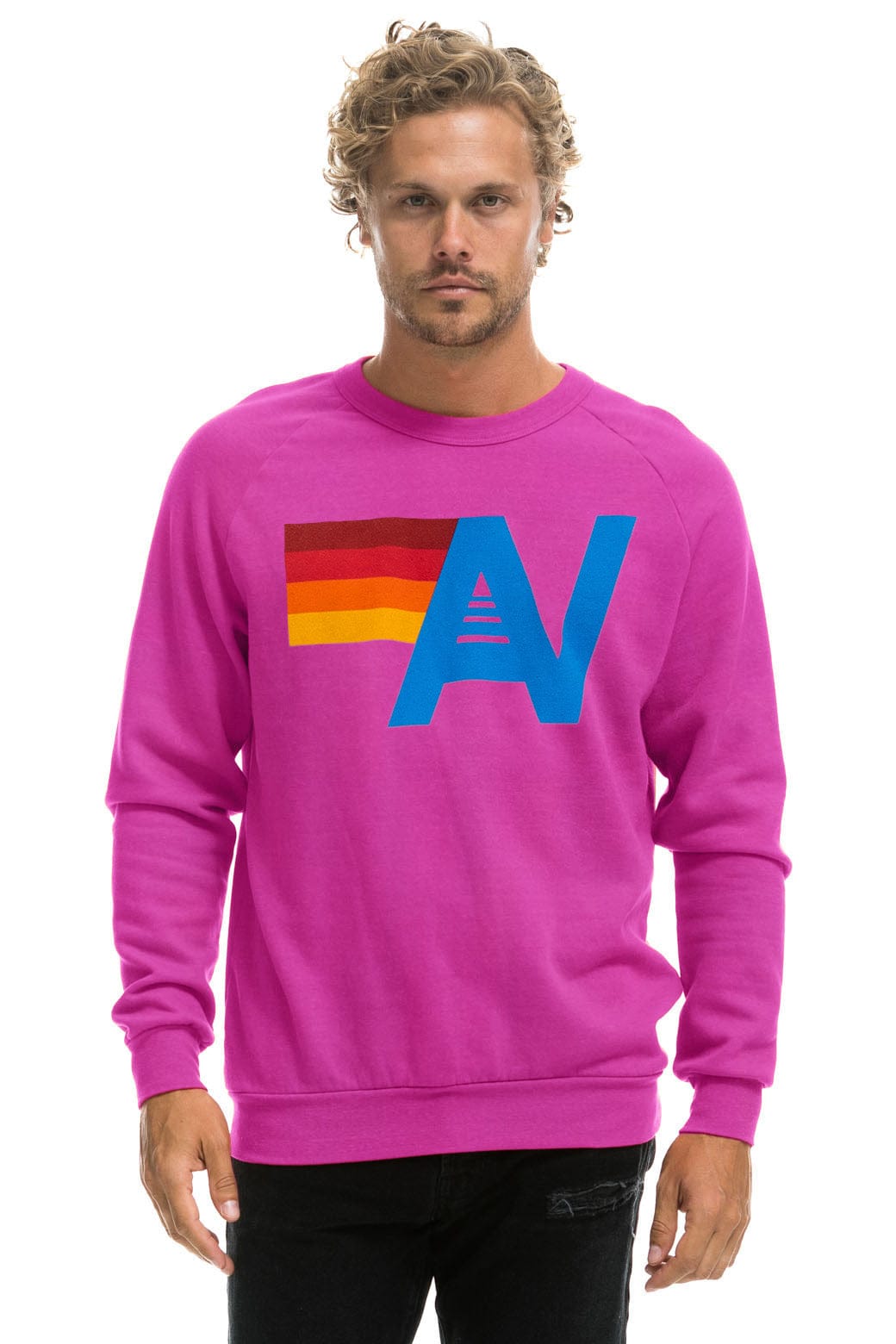 LOGO SWEATSHIRT - MAGENTA - Image 2