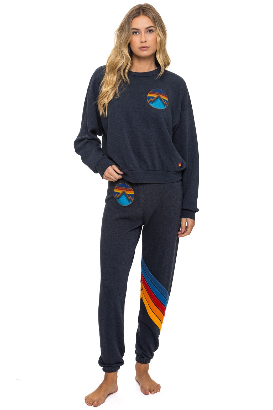 ALL SEASONS CIRCLE RELAXED CREW SWEATSHIRT - CHARCOAL - Image 10