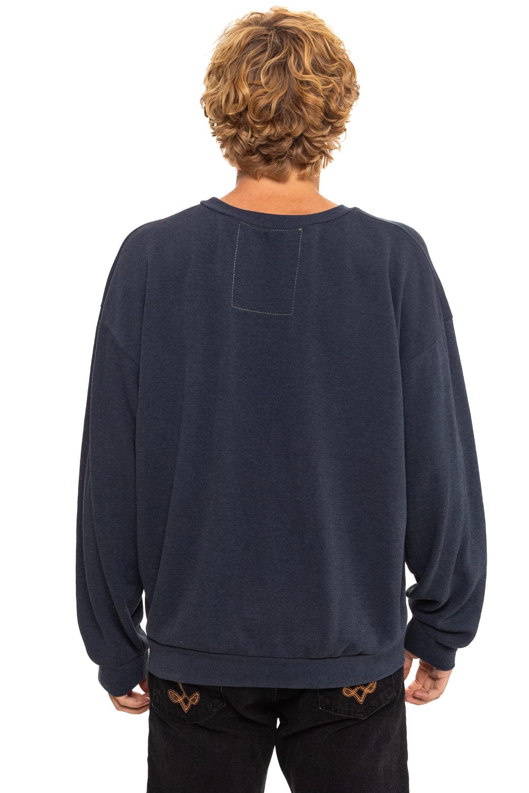ALL SEASONS CIRCLE RELAXED CREW SWEATSHIRT - CHARCOAL - Image 8
