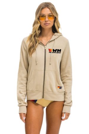 WM PHOENIX OPEN 2025 ZIP HOODIE - SAND