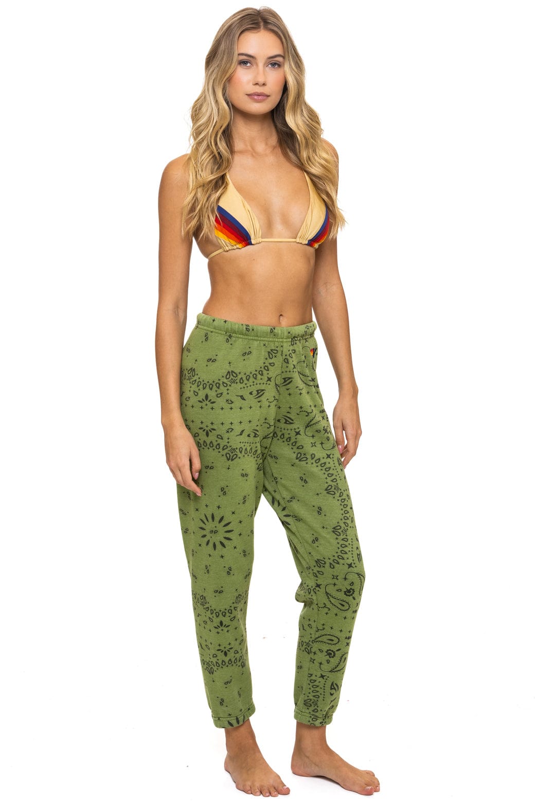 BANDANA SWEATPANTS - JUNGLE GREEN - Image 5
