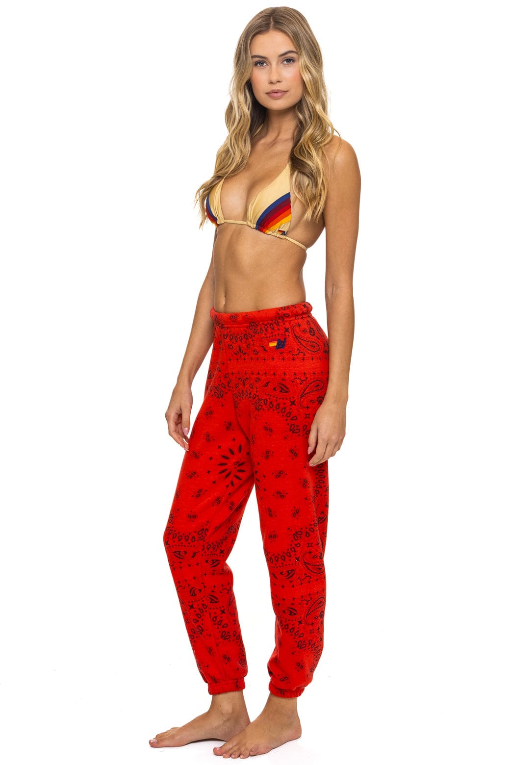 BANDANA SWEATPANTS - RED - Image 3