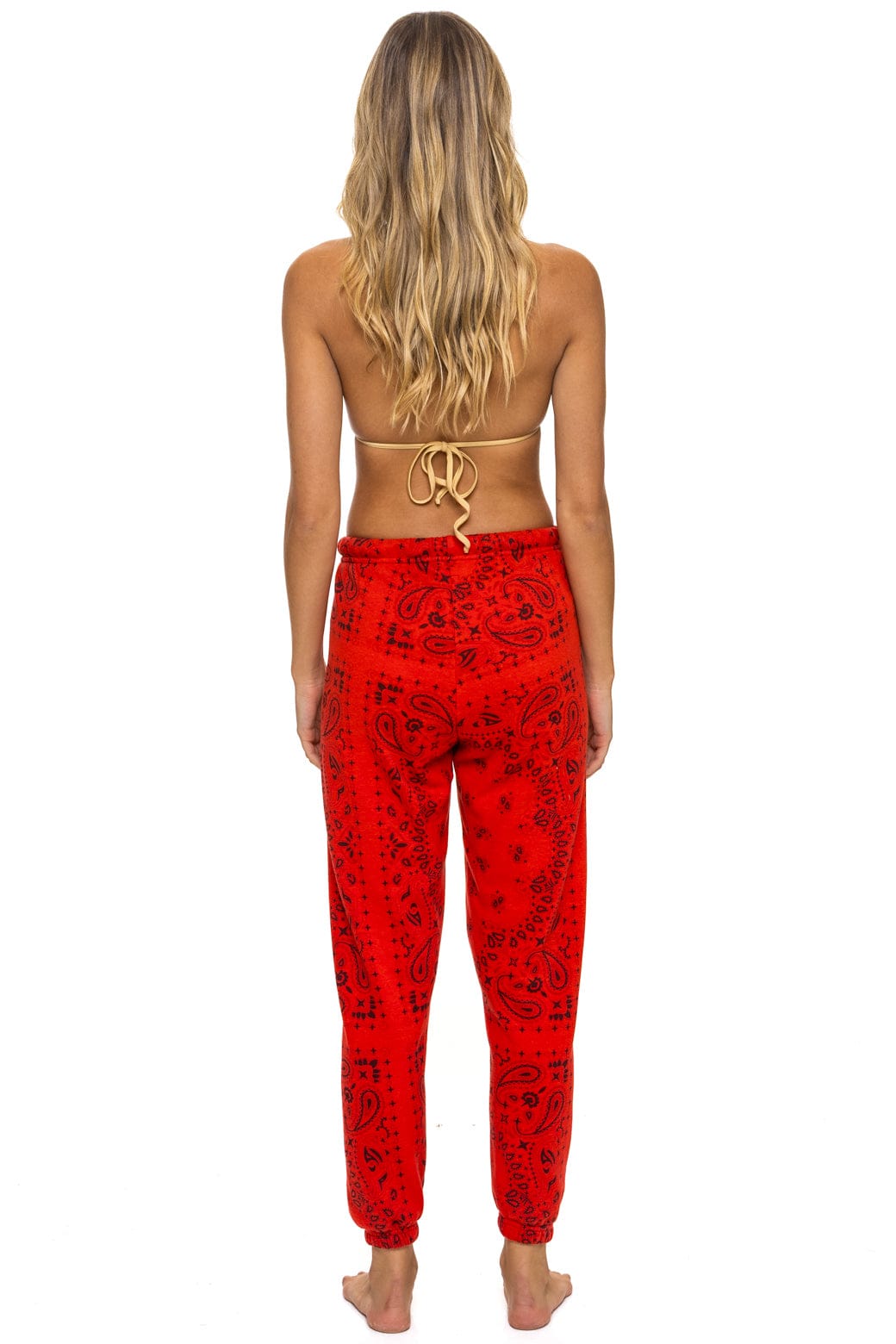 BANDANA SWEATPANTS - RED - Image 7