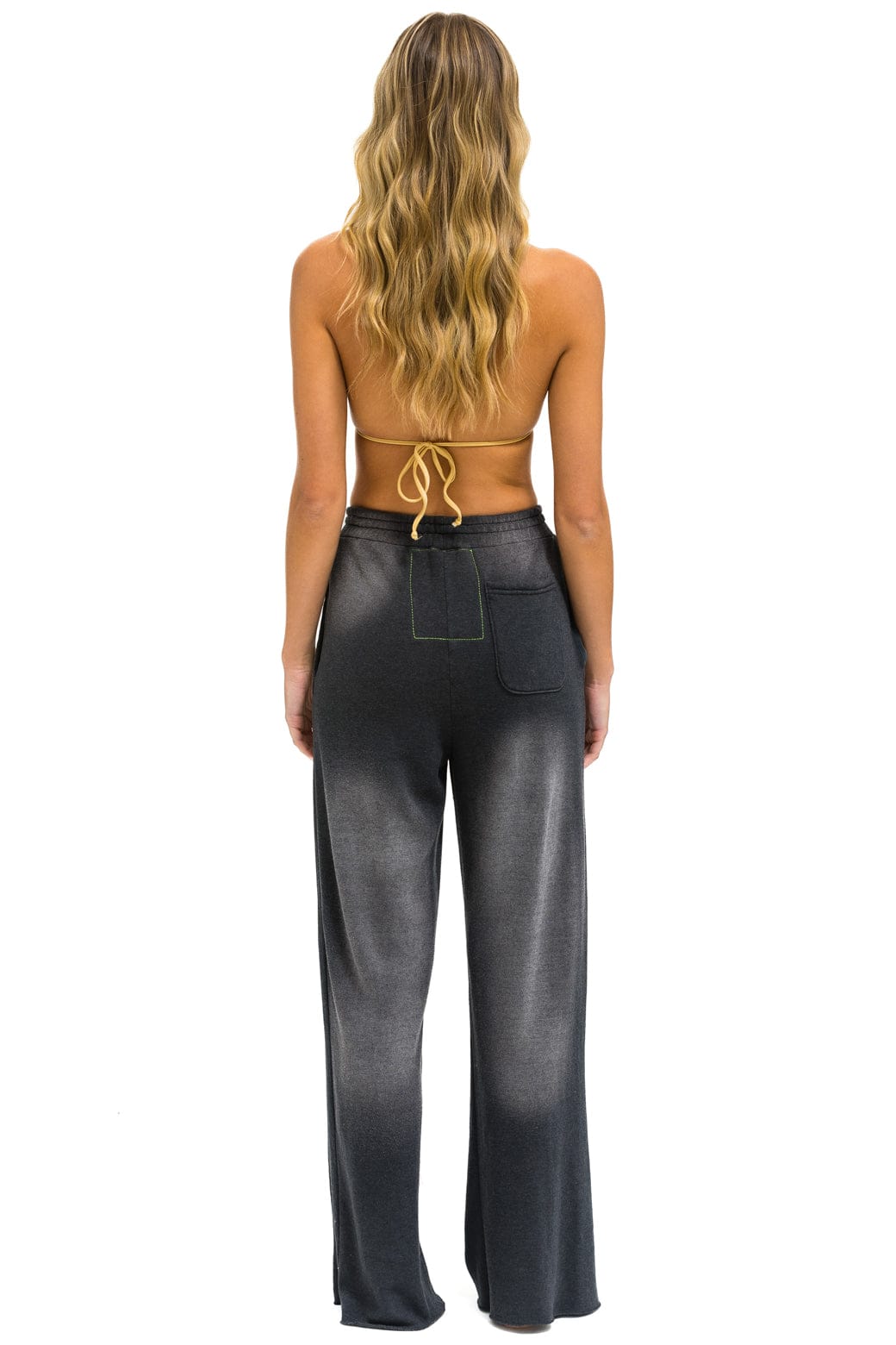 ESSENTIAL WIDE LEG POCKET SWEATPANTS - FADED SMOKE - Image 4