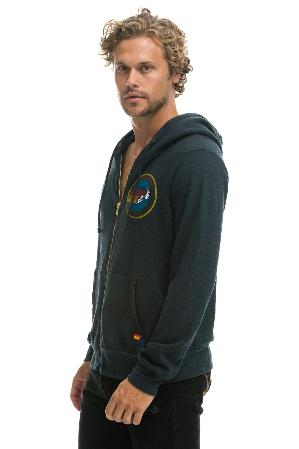 AVIATOR NATION HOODIE - CHARCOAL - Image 8