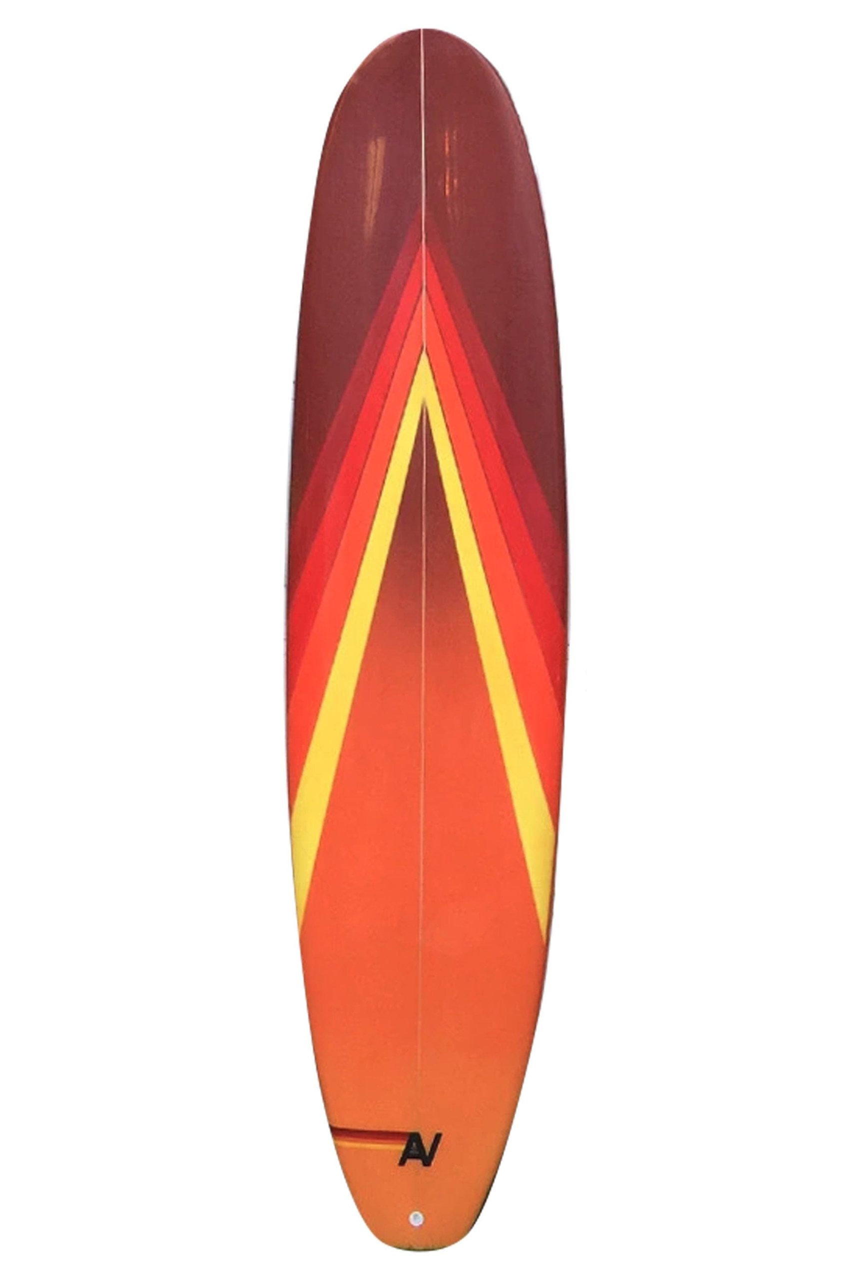 AVIATOR NATION HYRBID BOARD - RED & ORANGE