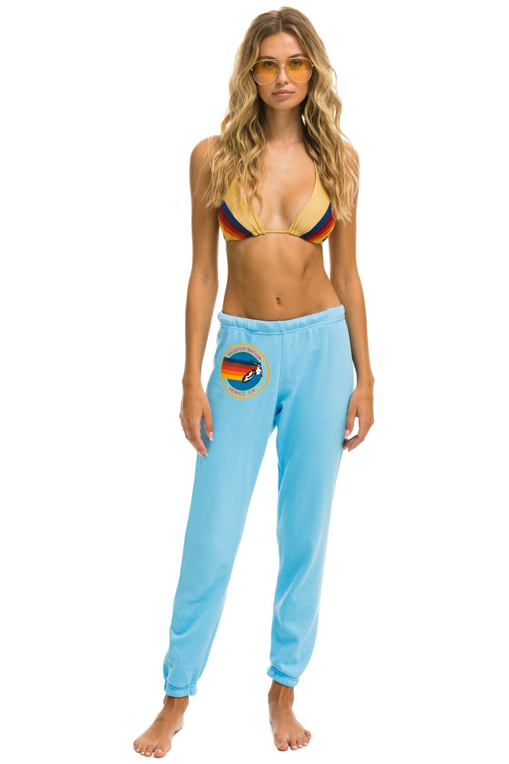 AVIATOR NATION SWEATPANTS - SKY - Image 2