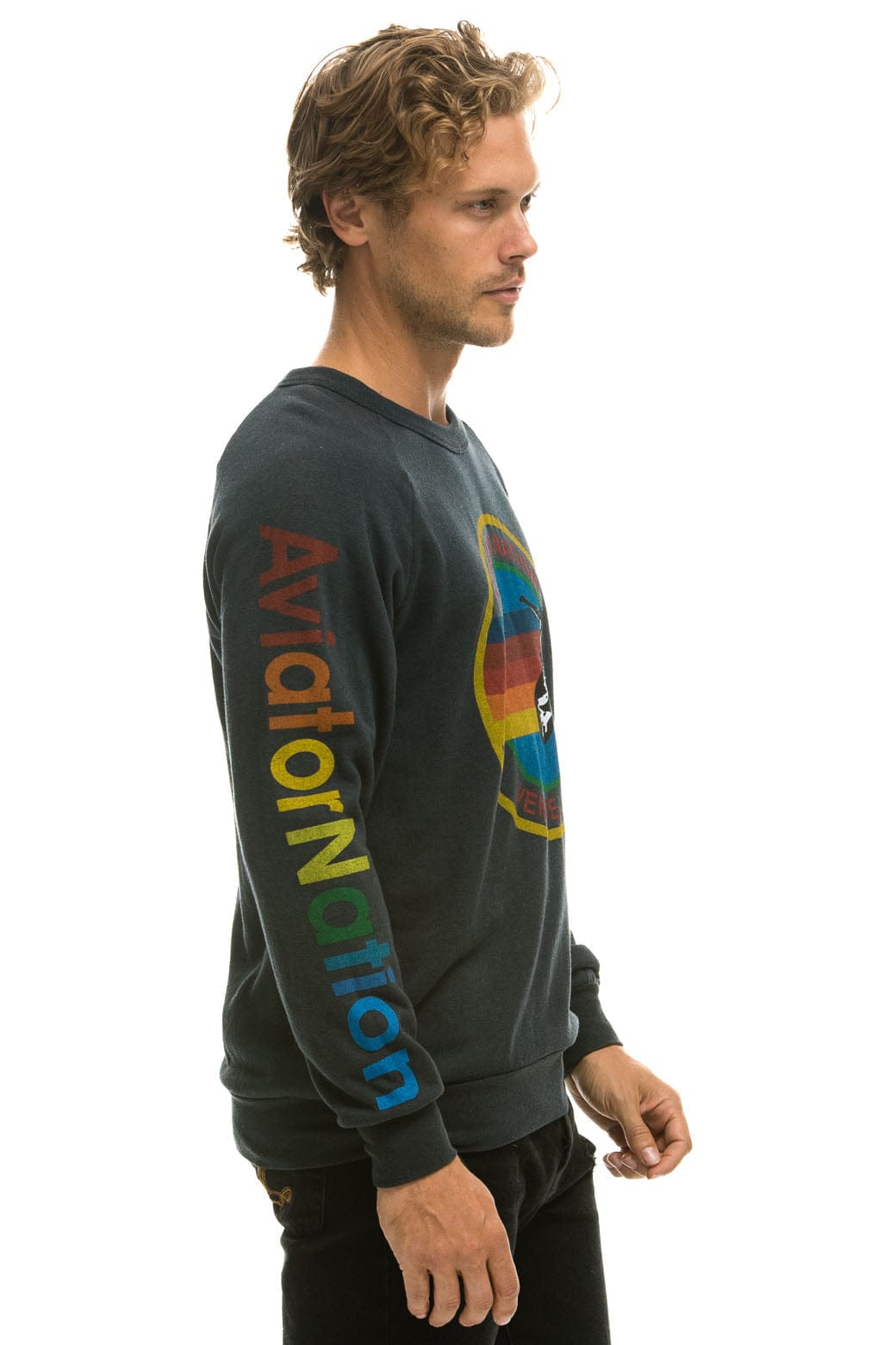 AVIATOR NATION SWEATSHIRT - CHARCOAL - Image 4