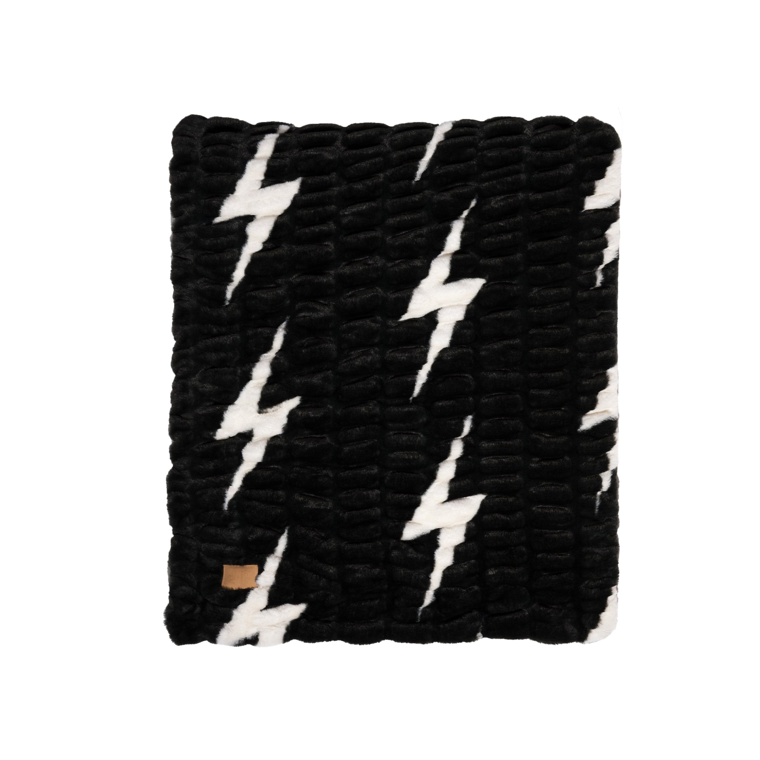Aviator Nation x Lola Blanket - Black // White Bolt