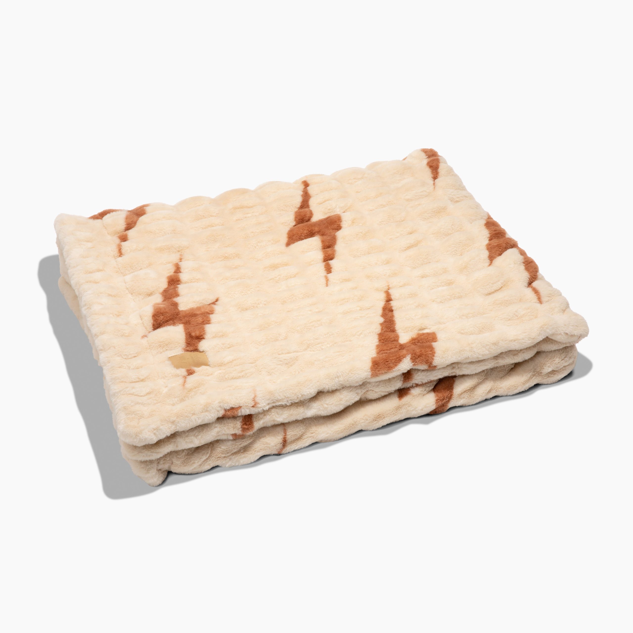 Aviator Nation x Lola Blanket - Beige // Copper Bolt - Image 4