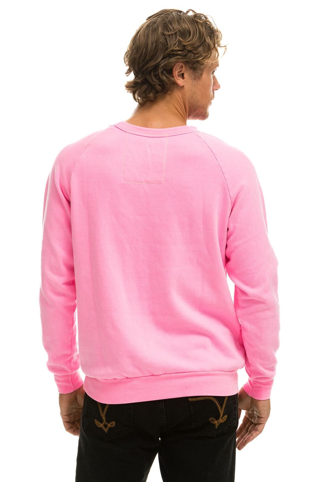 BOLT CREW SWEATSHIRT - NEON PINK - Image 8