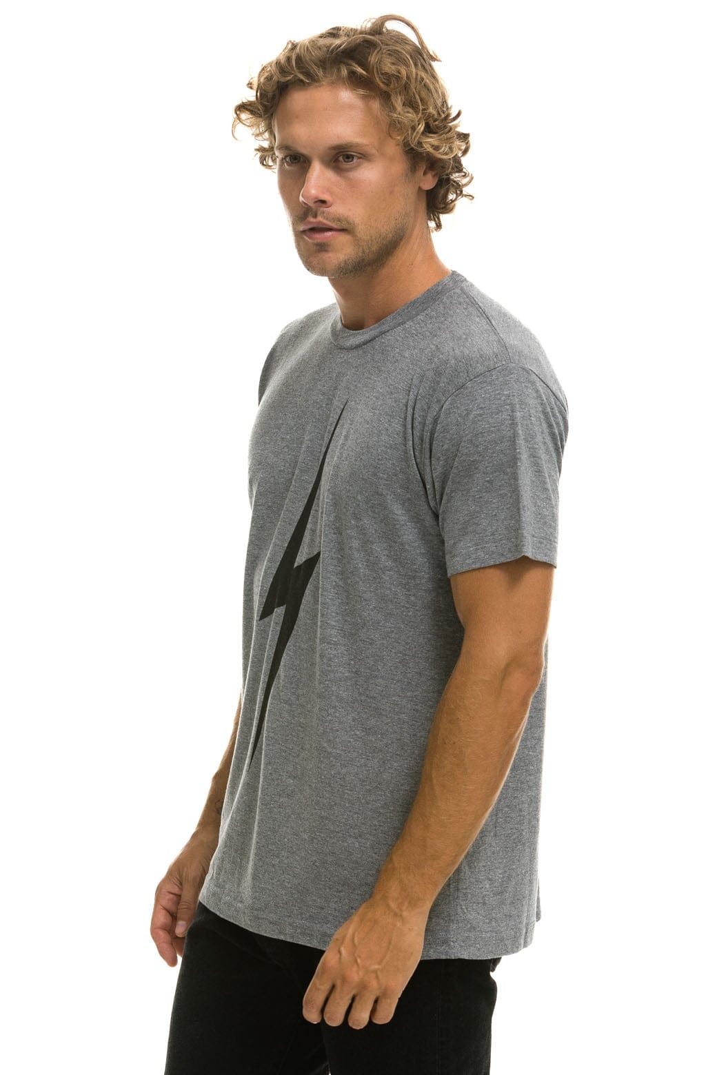 BOLT TEE - HEATHER GREY - Image 4