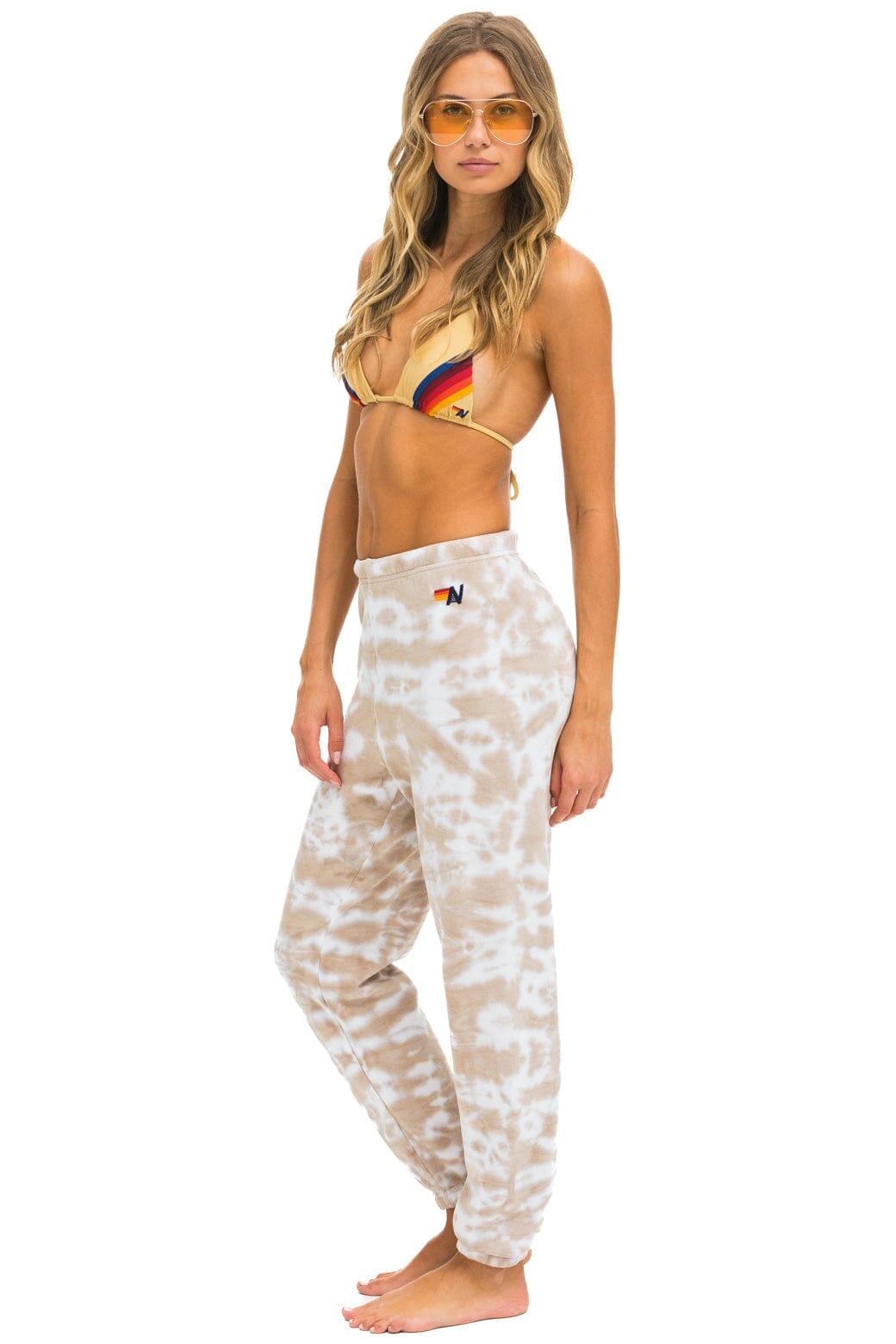 HAND DYED SWEATPANTS - TIE DYE SAND - Image 2