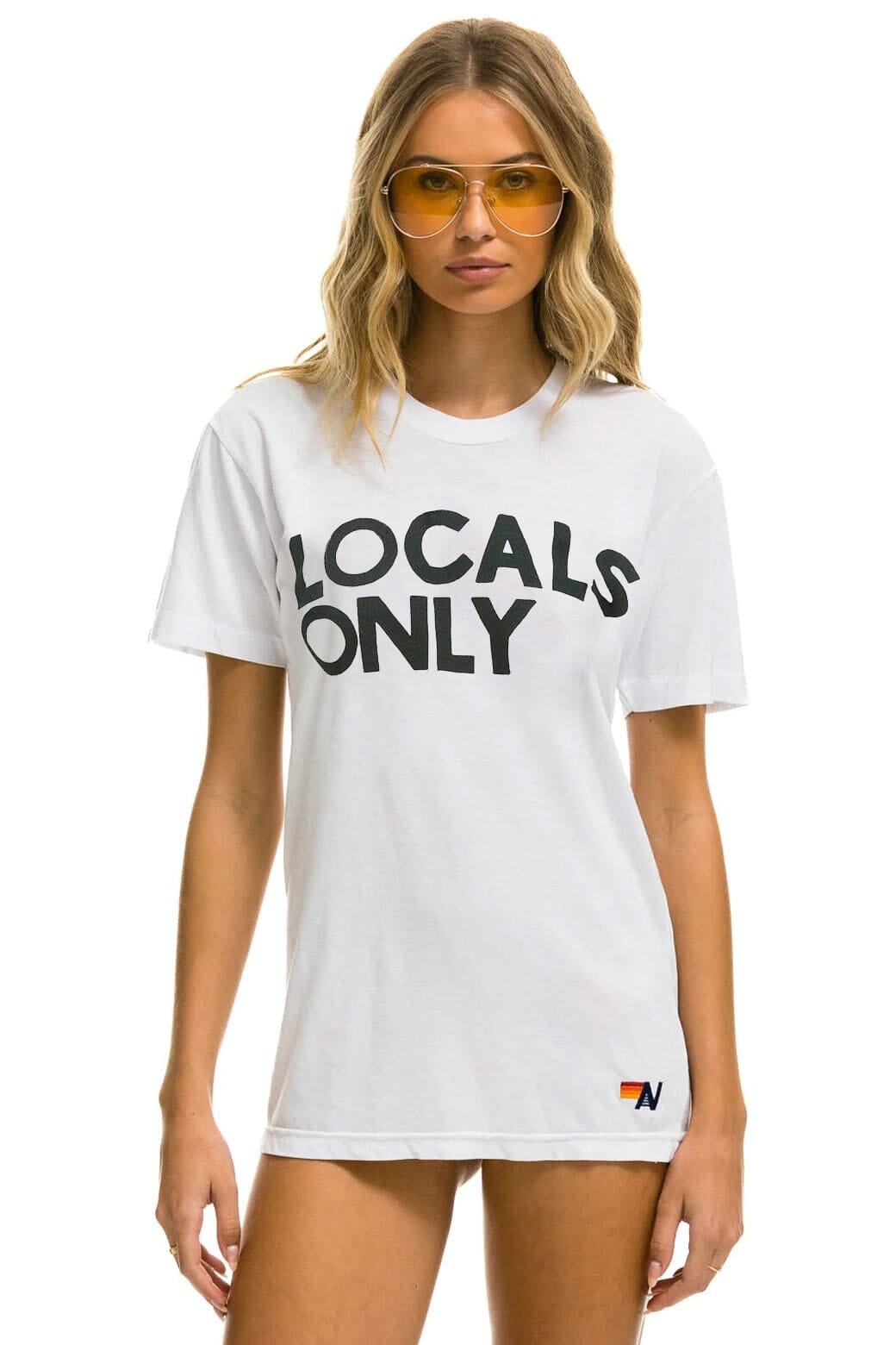 LOCALS ONLY TEE - WHITE - Image 2